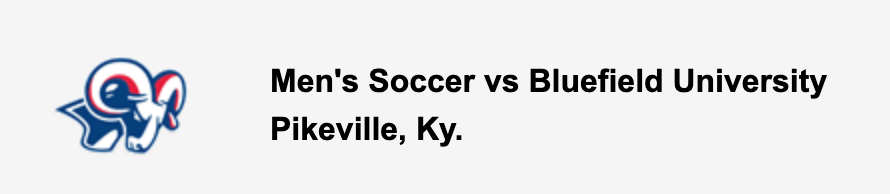 Men's Soccer vs Bluefield University